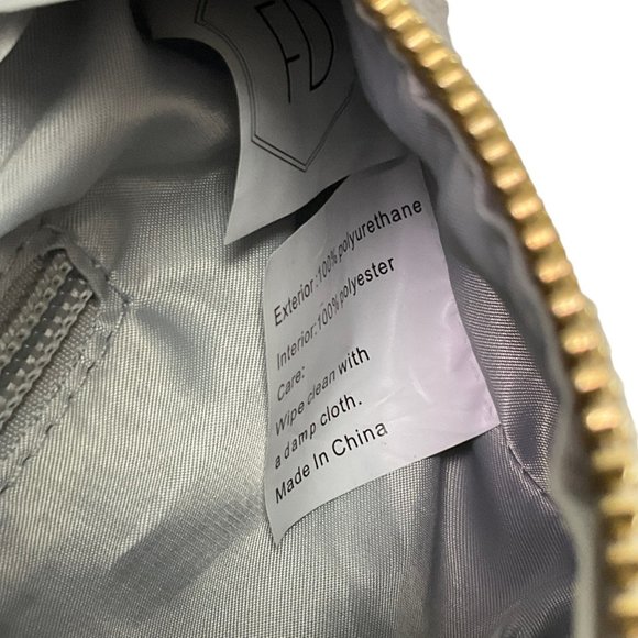 Fawn Design Bags Nwot Fawn Design Grey Faux Leather Original Fawny